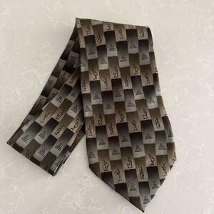 Grateful‎ Dead Neck Tie Hieroglyphics 100% Silk 1996